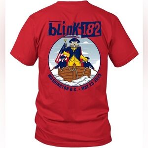2023 Blink 182 Capital One Arena Tour Concert T-Shirt MEDIUM for Washington DC